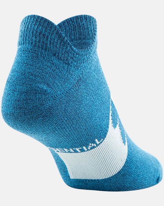 Women's UA Essential No Show – 6-Pack Socks, Blue, pdpMainDesktop image number 9